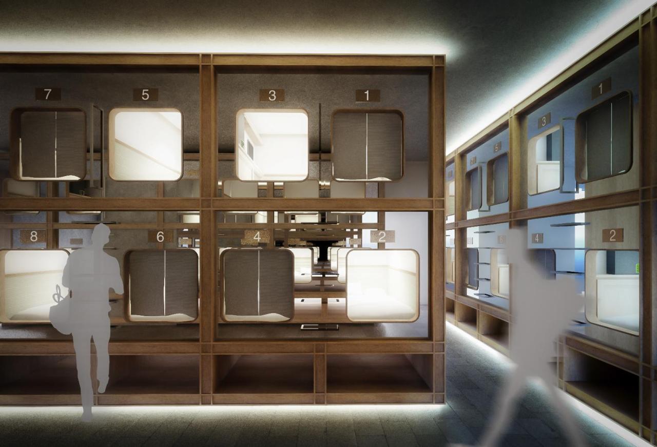 Hearts Capsule Hotel & Spa Hakata فوكوكا المظهر الخارجي الصورة