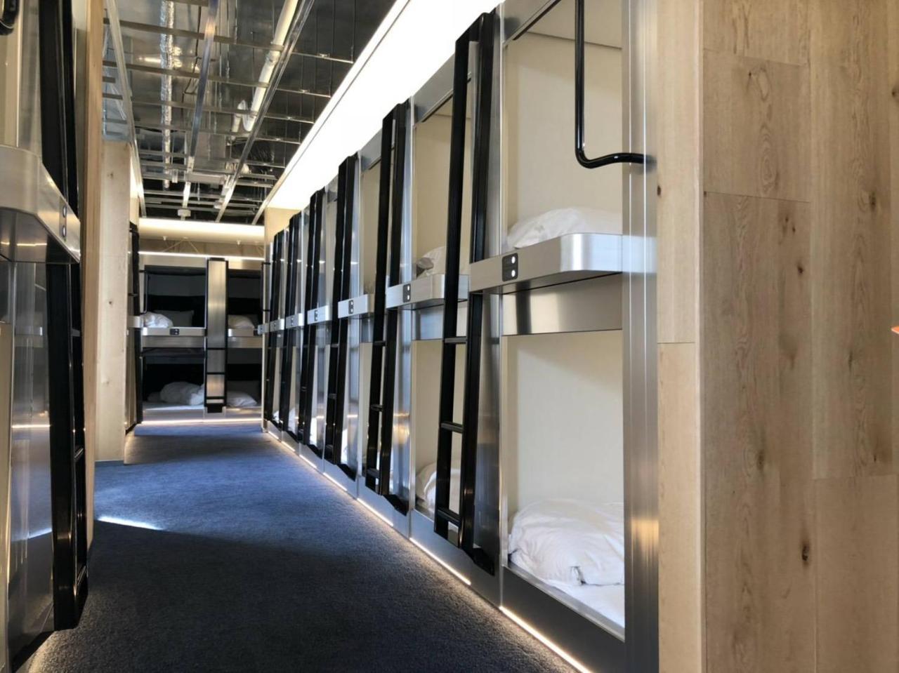 Hearts Capsule Hotel & Spa Hakata فوكوكا المظهر الخارجي الصورة
